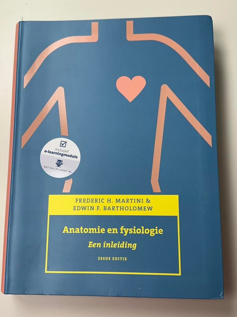 Anatomie en fysiologie: een inleiding, Boeken, Studieboeken en Cursussen, Ophalen, Zo goed als nieuw