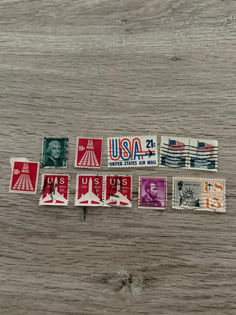 Set Amerikaanse postzegels, Ophalen of Verzenden, Gestempeld, Noord-Amerika