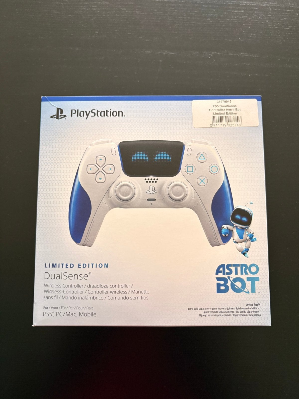 Ps 5 controller Astro bot sealed, Ophalen, Zo goed als nieuw