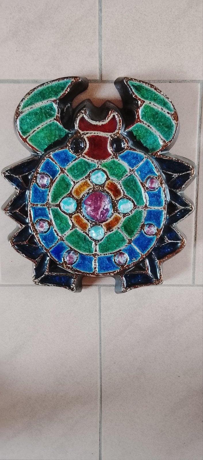 Céramique Guérin très rare, Antiek en Kunst, Antiek | Wandborden en Tegels, Ophalen of Verzenden