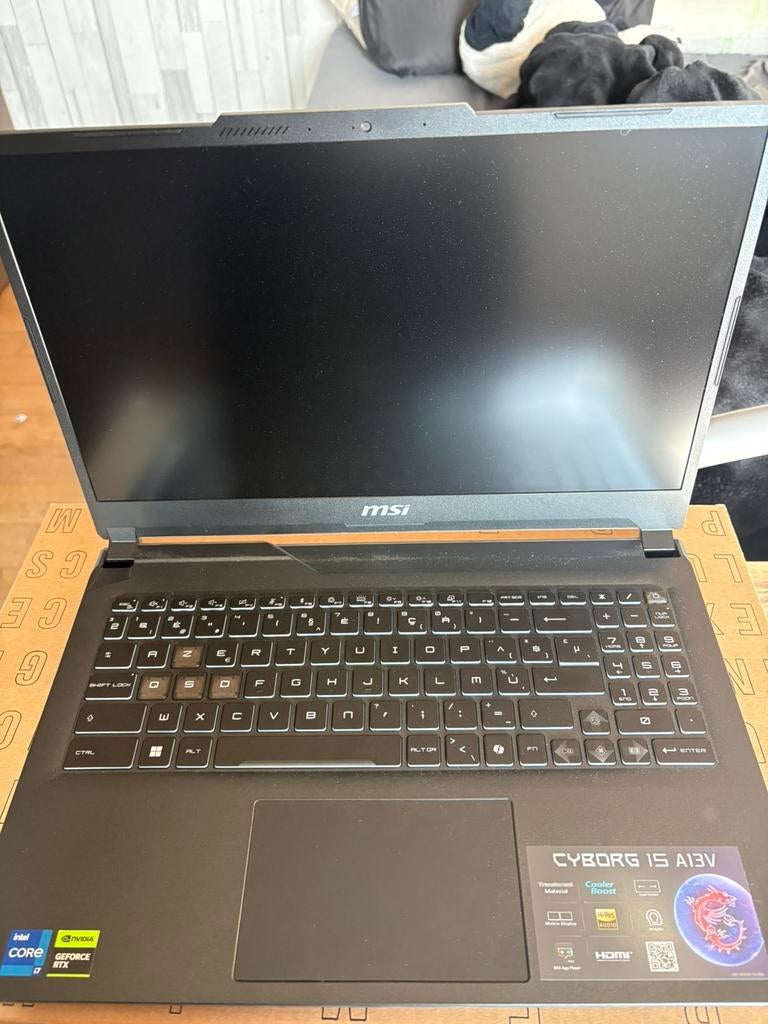 MSI Cyborg 15 A13VFK-1654BE, Neuf, HDD, Gaming, Azerty
