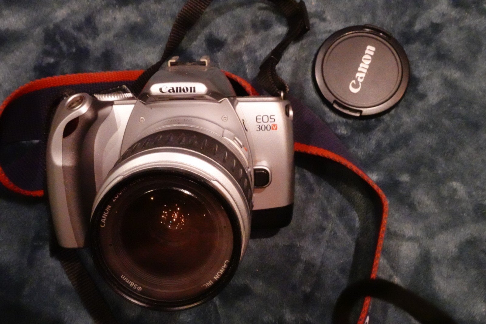 canon EOS 300v + 28 90 état comme neuf appareil photo argent, Enlèvement ou Envoi, Comme neuf, Reflex miroir, Canon