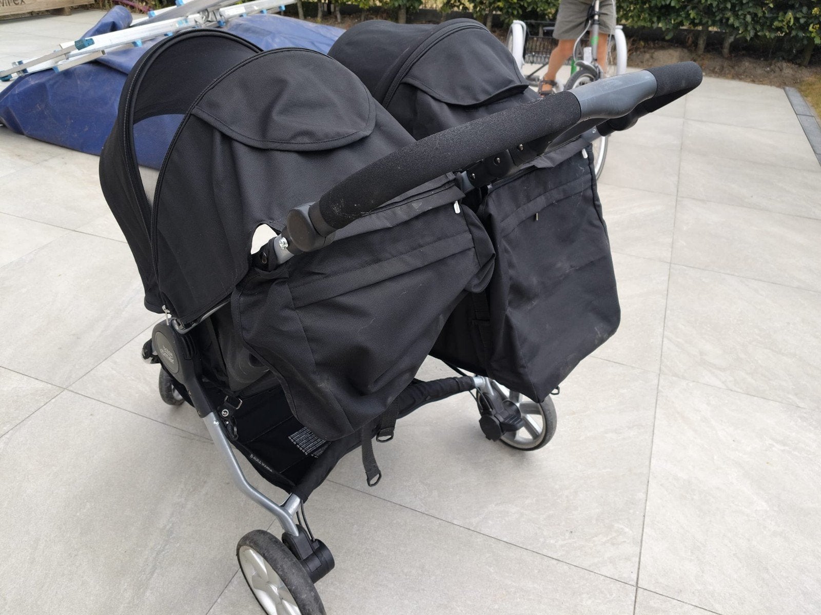dubbele buggy, Kinderen en Baby's, Tweelingen en Meerlingen, Ophalen, Zo goed als nieuw, Kinderwagen of Buggy