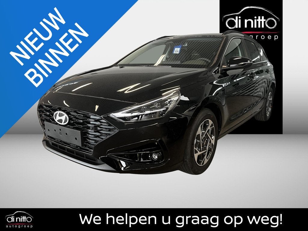 HYUNDAI i30 Wagon 1.6 T-GDI Techno 7-DCT, Auto's, Stof, 4 cilinders, Zwart, Bedrijf