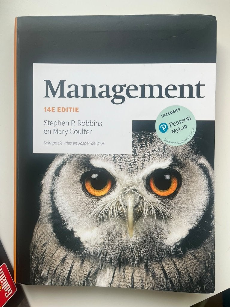 Management 14e editie, Boeken, Gelezen, Pearson, Hoger Onderwijs, Ophalen of Verzenden