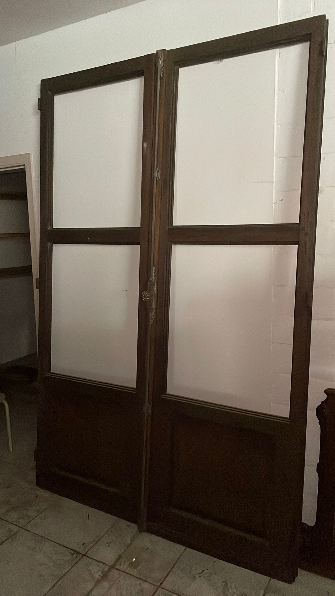 Dubbele deur, Doe-het-zelf en Bouw, Deuren en Vliegenramen, Ophalen, Gebruikt
