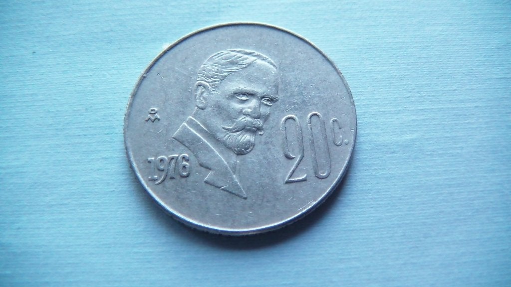 mexique 20 centavos 1976, Ophalen
