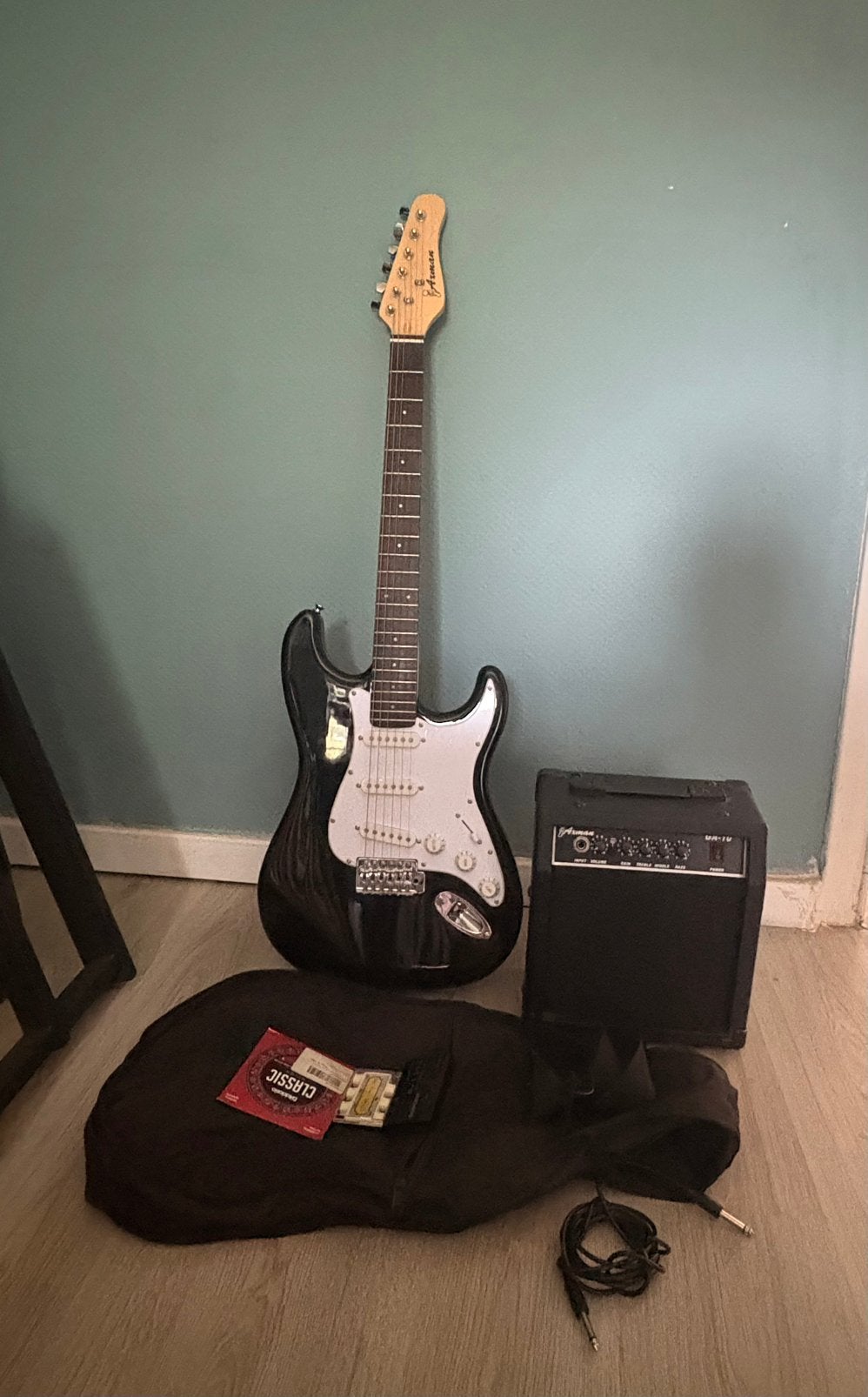 Starterset elektrische gitaar, Muziek en Instrumenten, Ophalen, Gebruikt