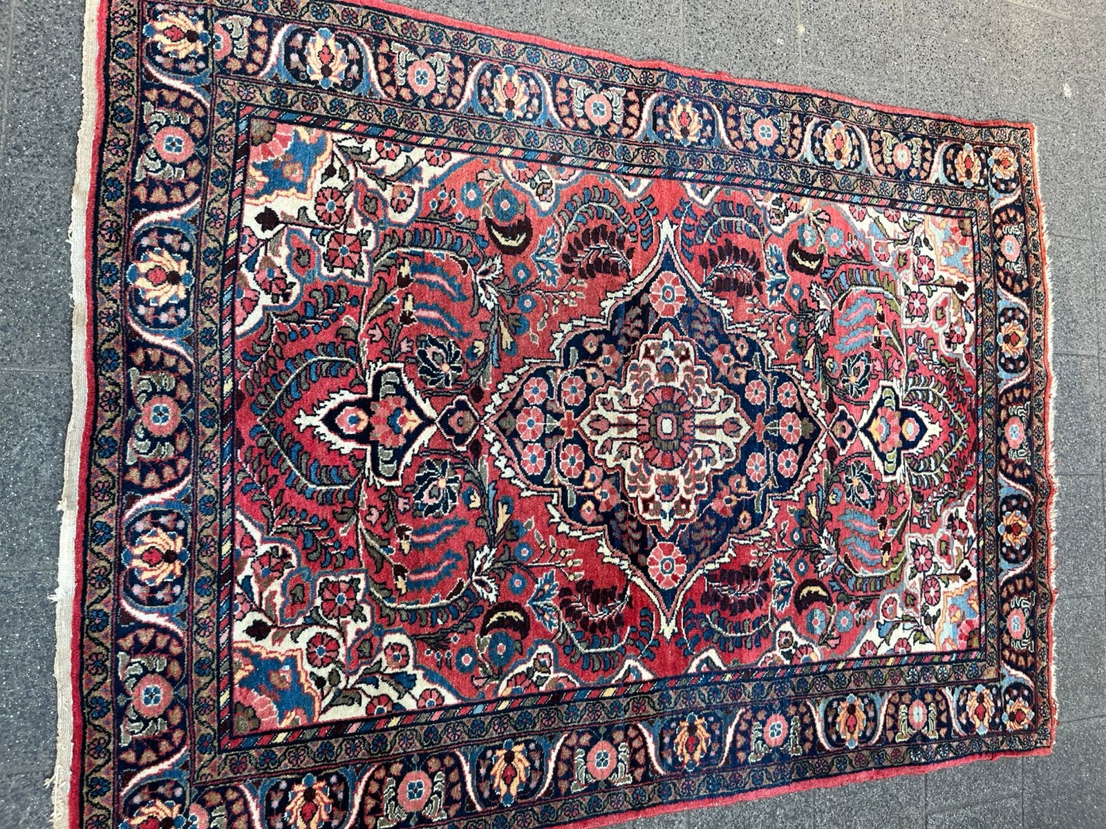 Handgeknoopte Iraanse tapijt 151x213, Antiek en Kunst, Ophalen
