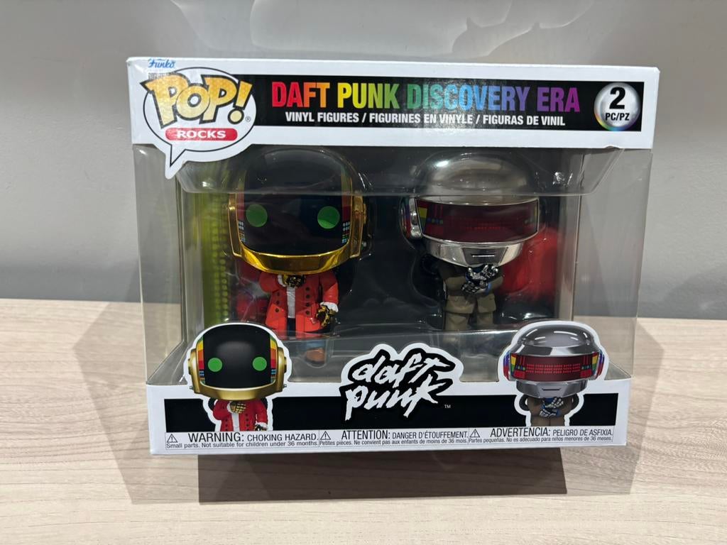 Funko Pop ! Lot de 2 figurines Rocks Daft Punk Discovery Era, Enlèvement ou Envoi, Comme neuf