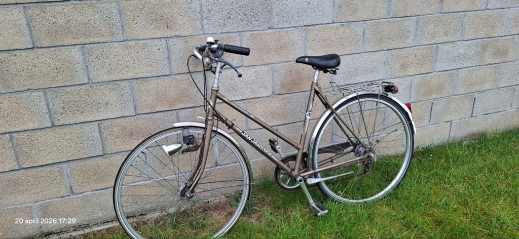 Retro damesfiets, Enlèvement
