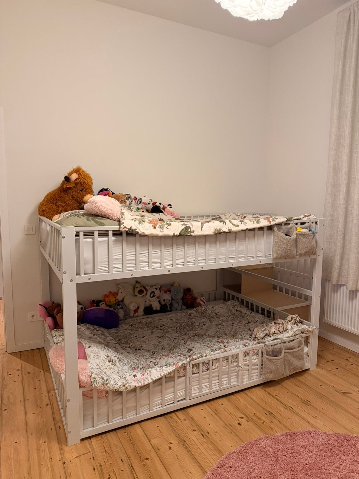 Stapelbed met 2 matrassen, Ophalen, Zo goed als nieuw, Stapelbed