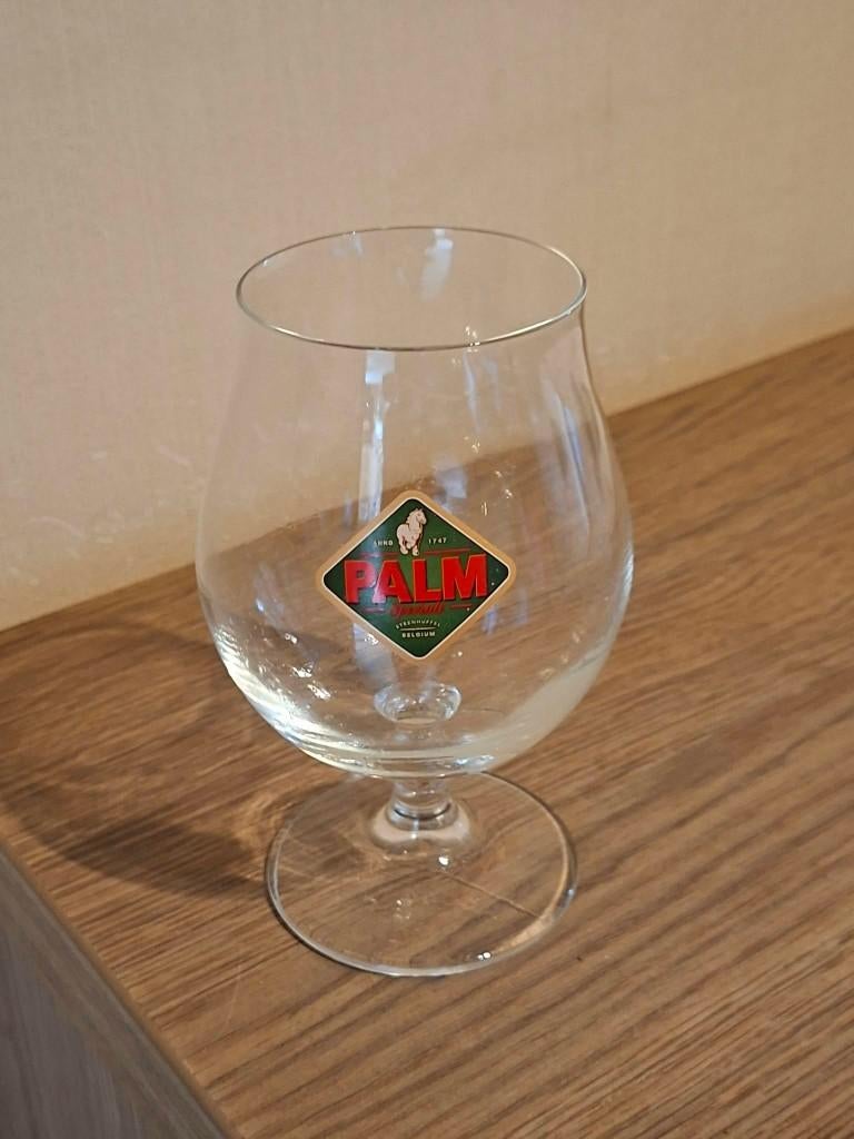 Bierglas van Palm, Verzamelen, Ophalen of Verzenden, Zo goed als nieuw, Bierglas