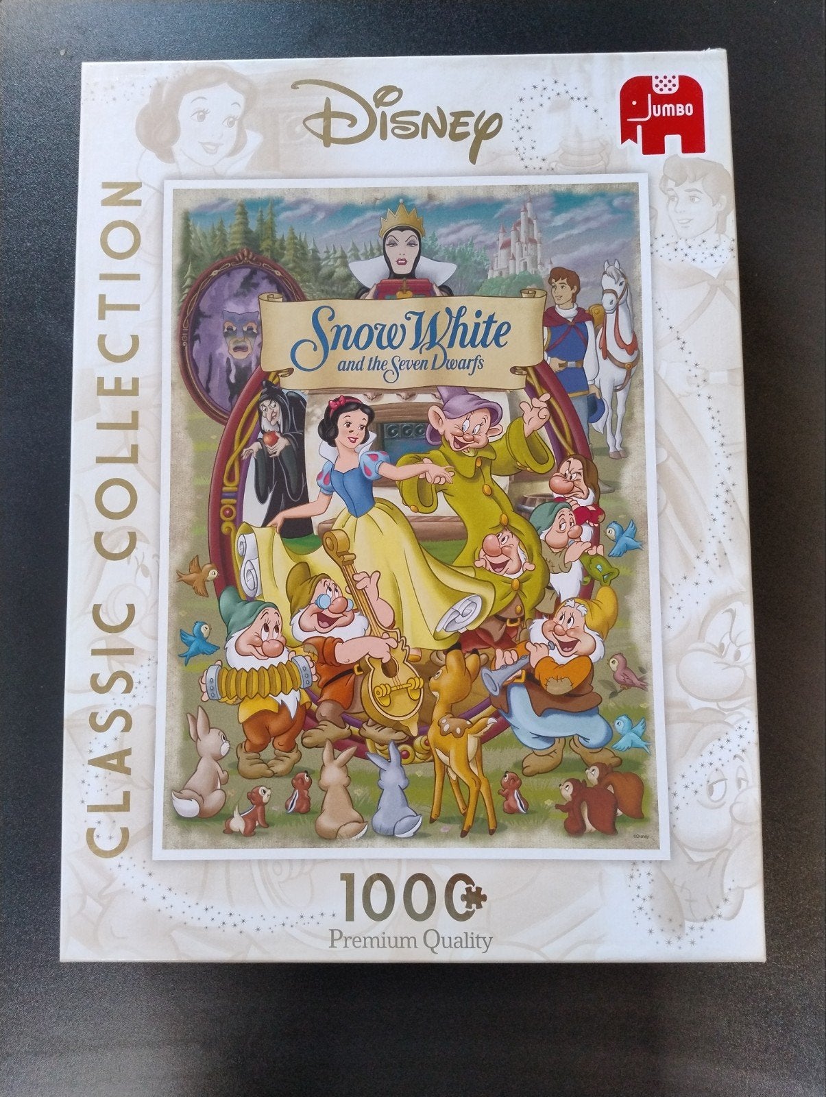 puzzel sneeuwwitje, Ophalen