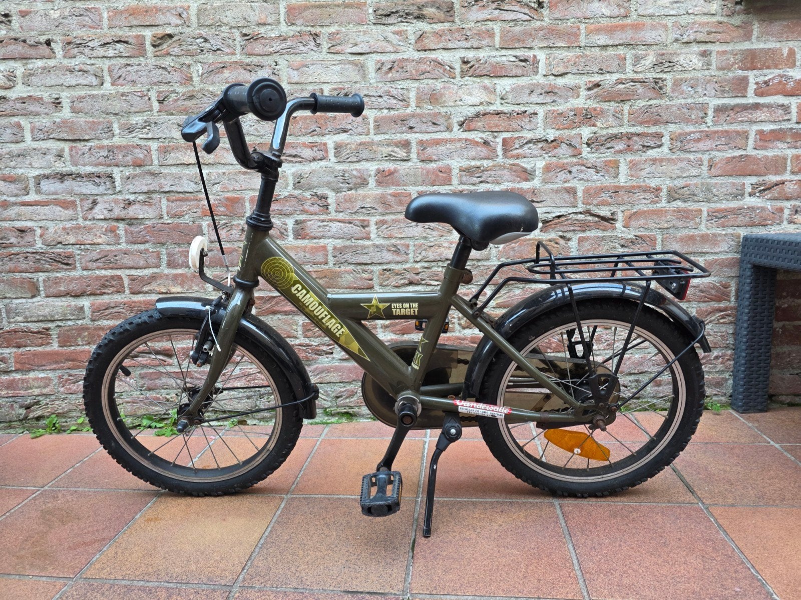 16inch jongens fiets, Fietsen en Brommers, Terugtraprem, Heren, 14 tot 16 inch, Zo goed als nieuw