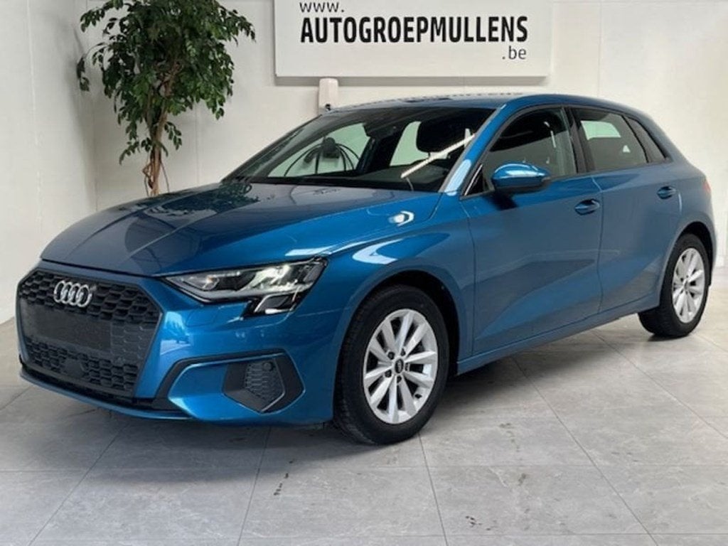 Audi A3 30 TFSI Sportback Navi + Alu velgen + Parkpilot + A, Auto's, Audi, Blauw, Bedrijf, 5 deurs, Stadsauto