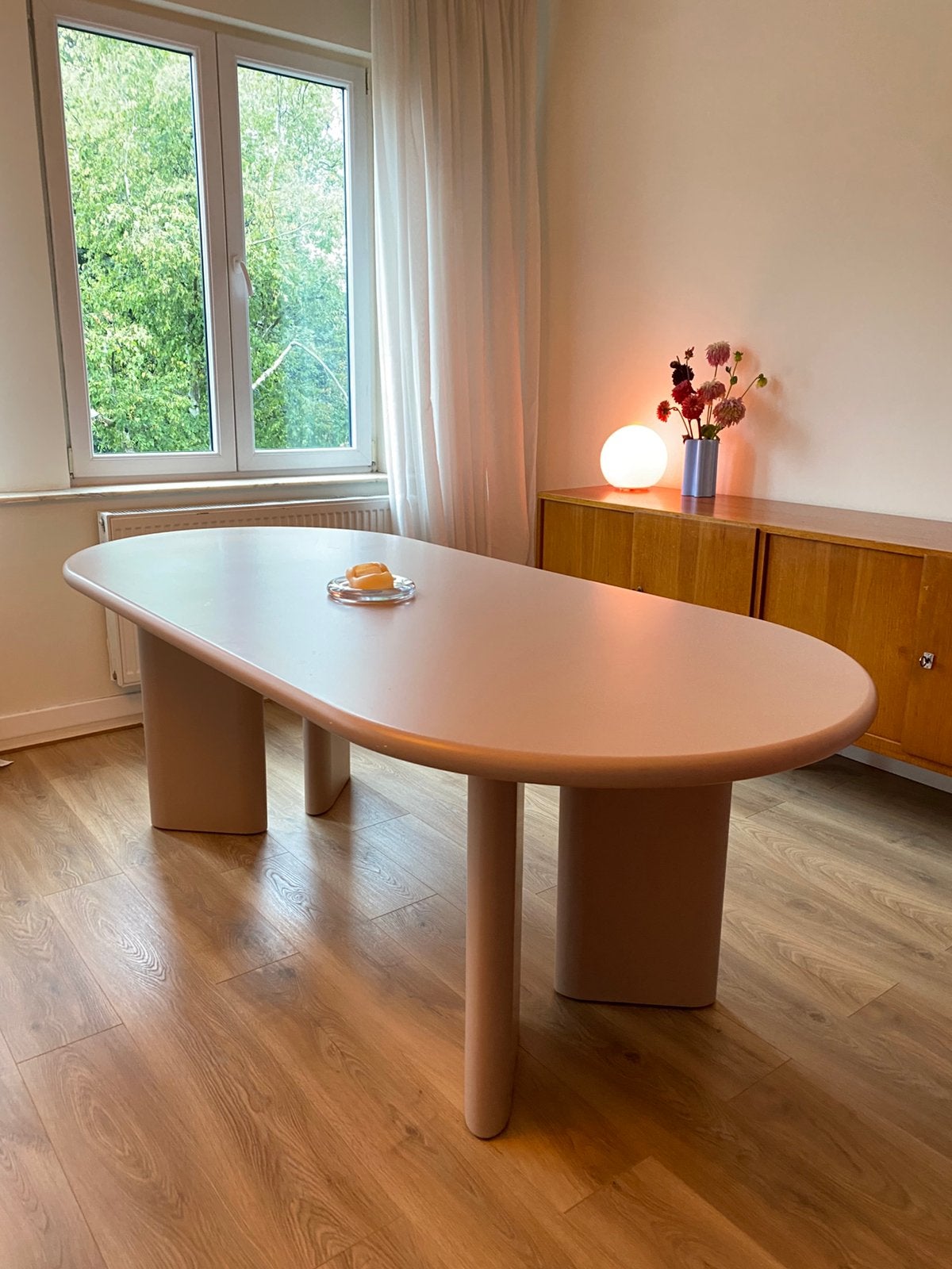 Ovale eetkamertafel, Ophalen, Zo goed als nieuw