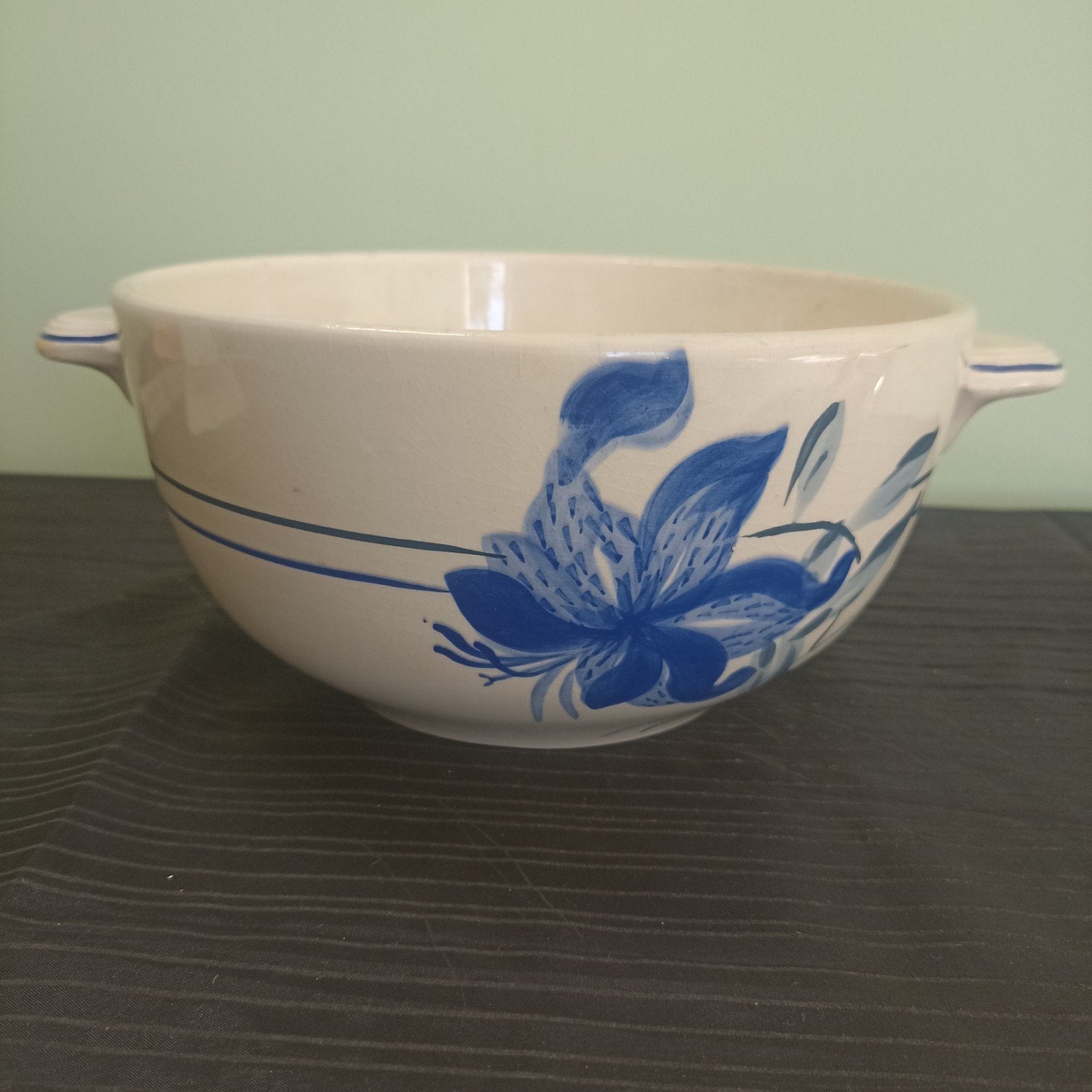 Antieke Franse Saladekom "Sapho"longchamp(1900), Antiek en Kunst, Ophalen of Verzenden