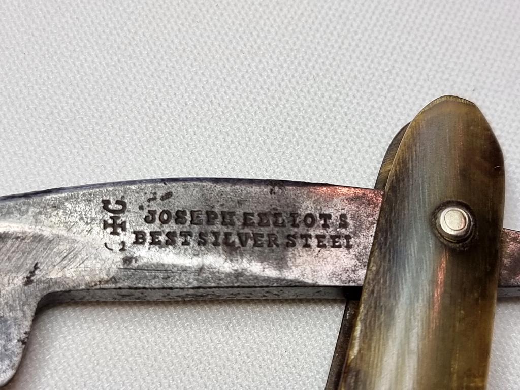 Sheffield Joseph Elliot koolsnijmes met hoornhandvat, Ophalen of Verzenden