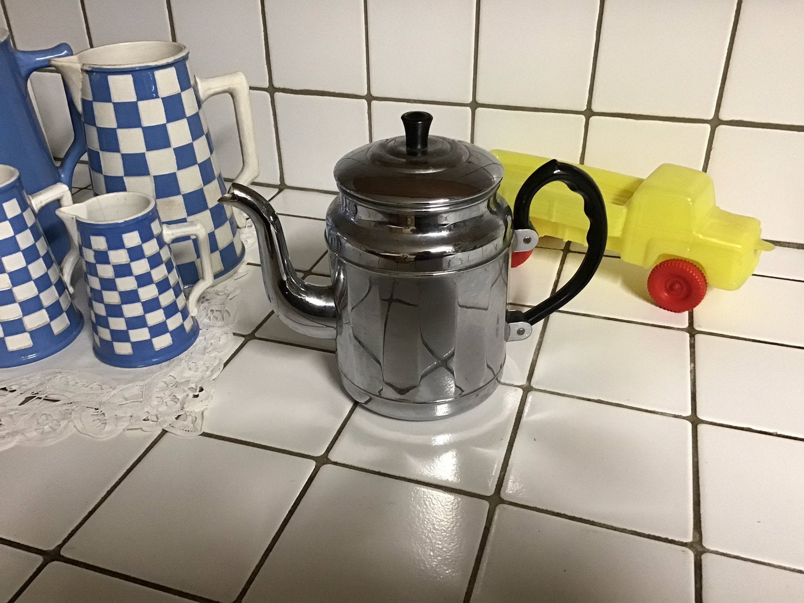 Vintage koffiekan koffiepot Benraad, Ophalen of Verzenden, Zo goed als nieuw, Vintage