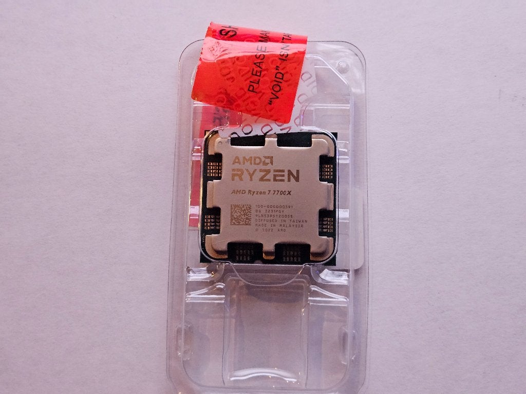 Ryzen 7700x AMD AM5-processor, Computers en Software, Processors, 8-core, Gebruikt, AM5, Ophalen of Verzenden
