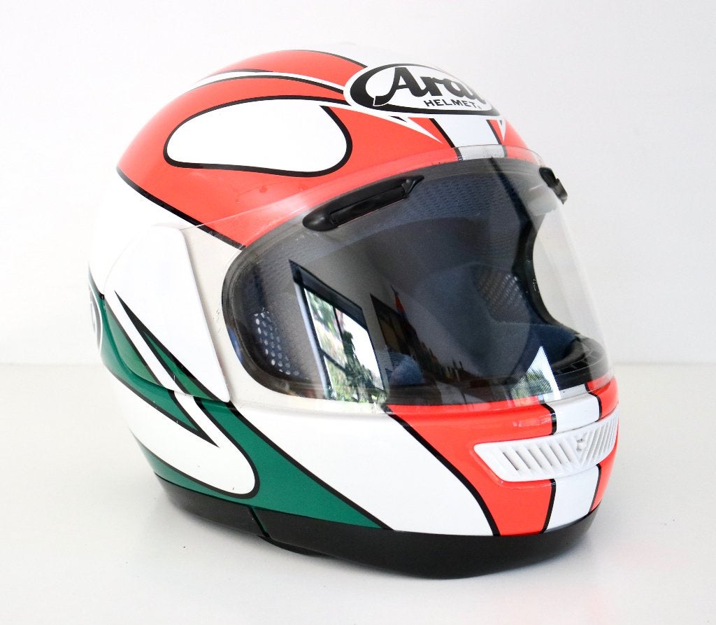vintage Arai Signet/S integraalmotorhelm Luca Cadalora, Ophalen of Verzenden, S, Integraalhelm, Arai