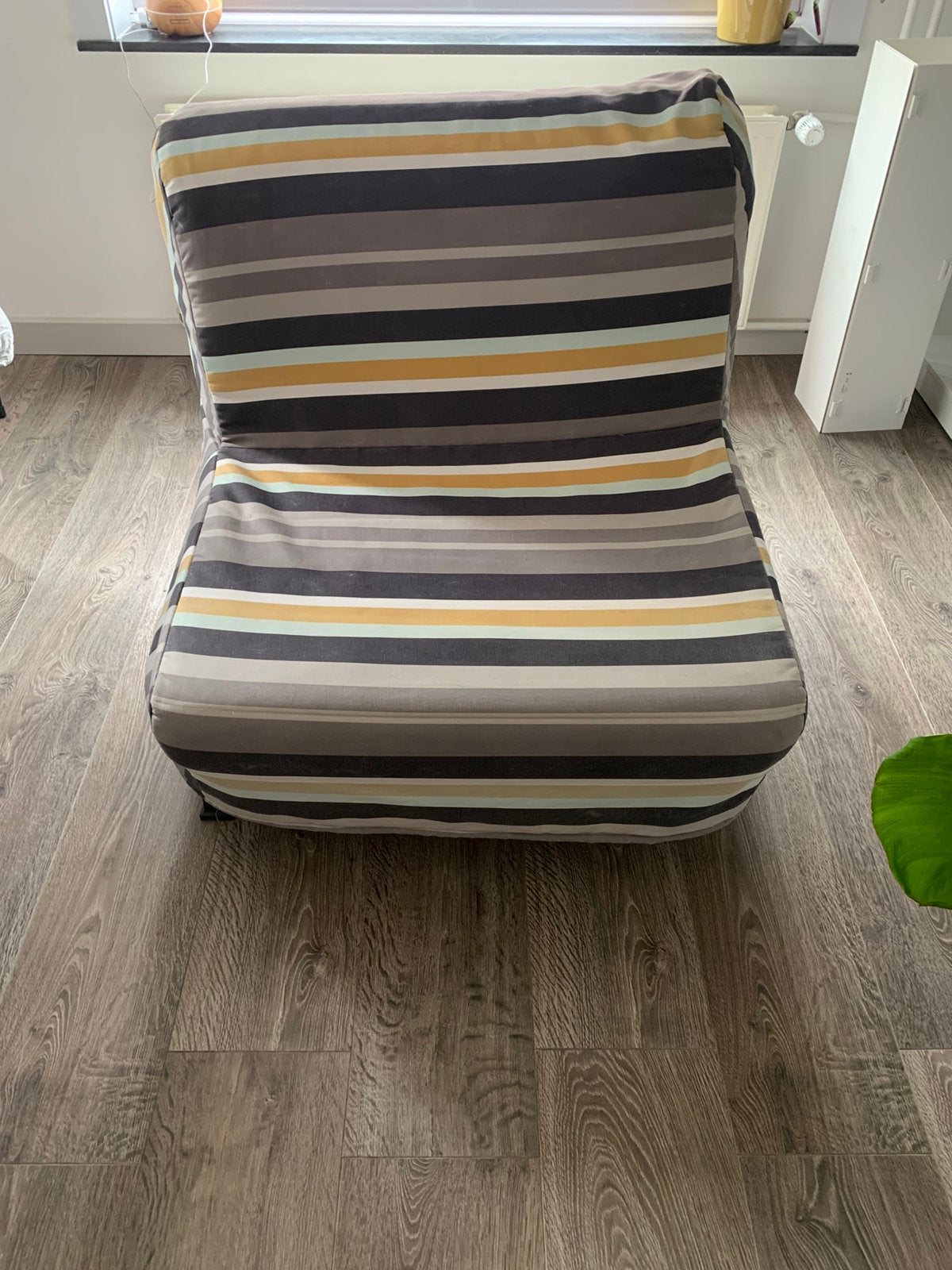 IKEA zetelbed 1 persoon – goede staat – €20 ophalen, 90 cm, Enlèvement, Vert, Une personne