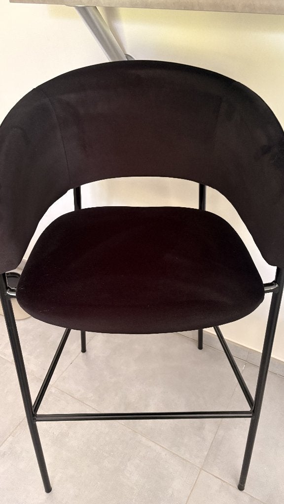2 tabourets de bar professionnels, Avec repose-pieds, 2 tabourets, Comme neuf, Enlèvement