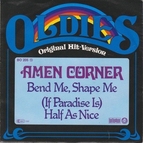 vinylsingle- amen corner---bend me shape me--, Ophalen of Verzenden, Gebruikt, 7 inch, Pop