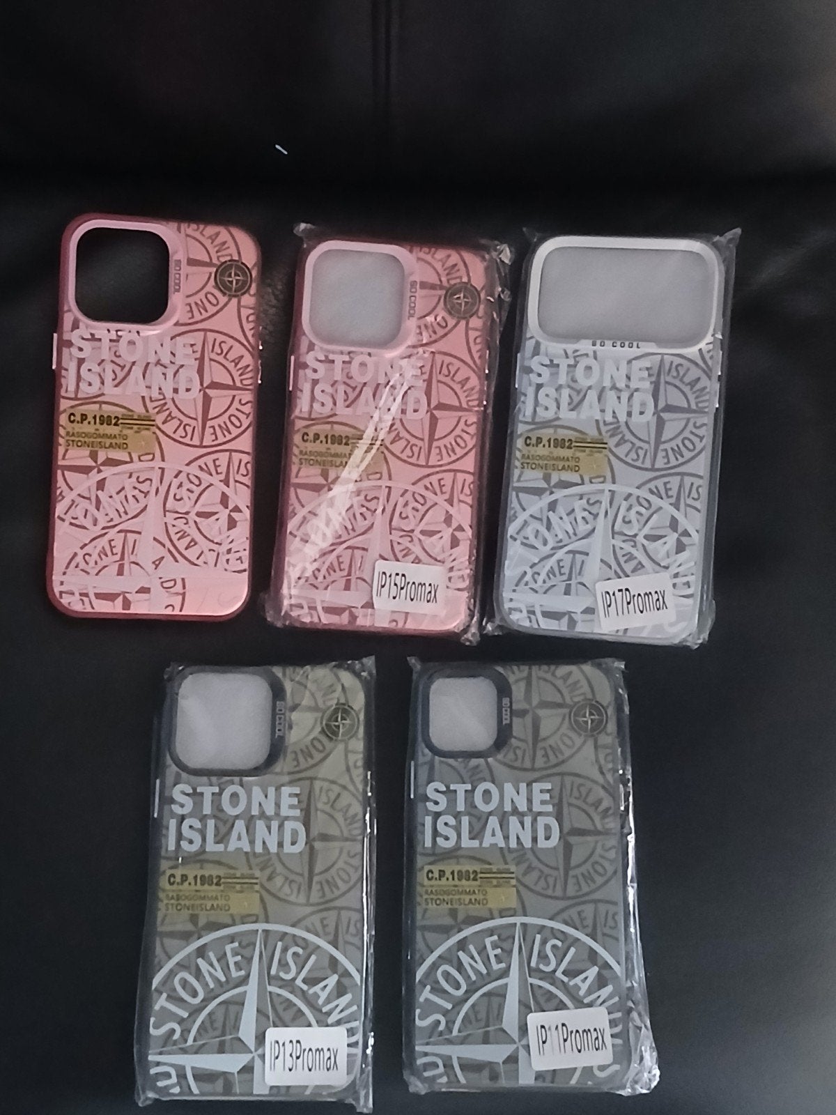 5 étuis Stone Island, Multicolore, Enlèvement ou Envoi, Autres matériaux, Autres types