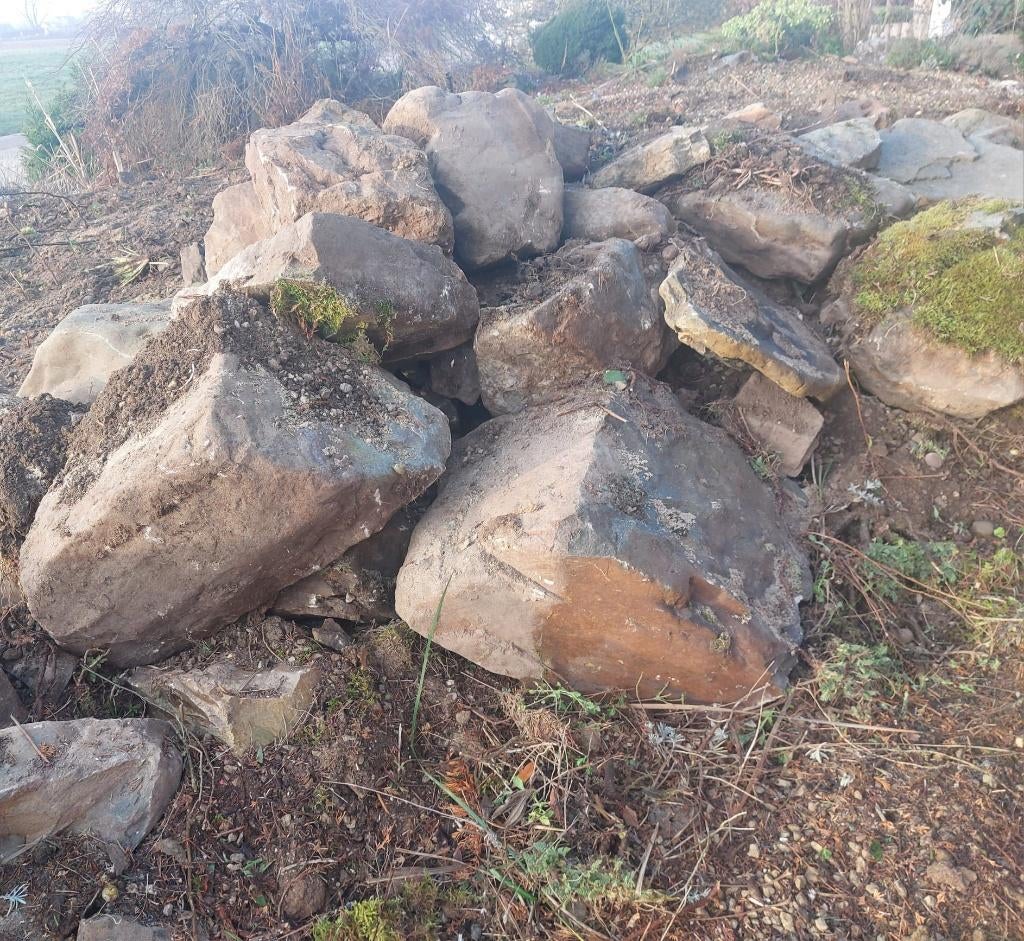 Grote sierstenen / rotsblokken - allerlei maten en vormen, Tuin en Terras, Grind, Keien en Split, Ophalen