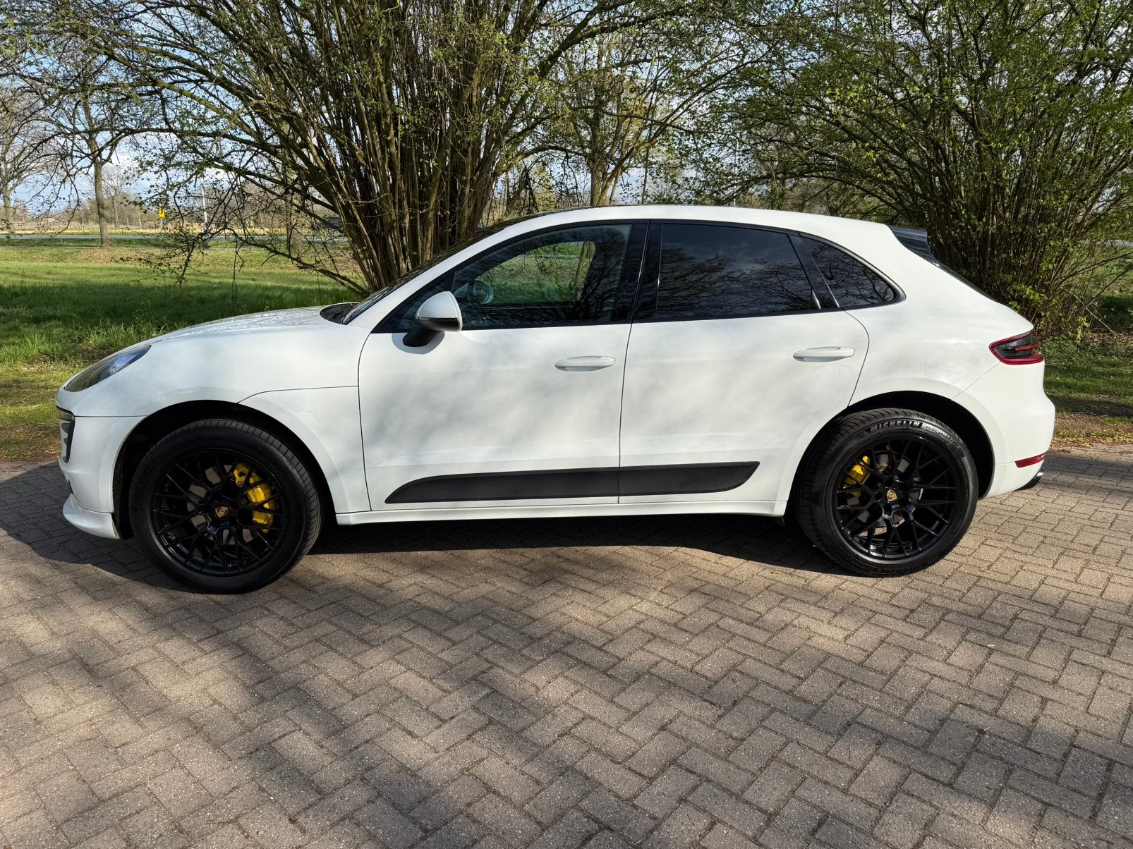 Porsche Macan 3.0 V6 S 250KW 2014 Wit, Auto's, Automaat, Alcantara, Wit, Vierwielaandrijving