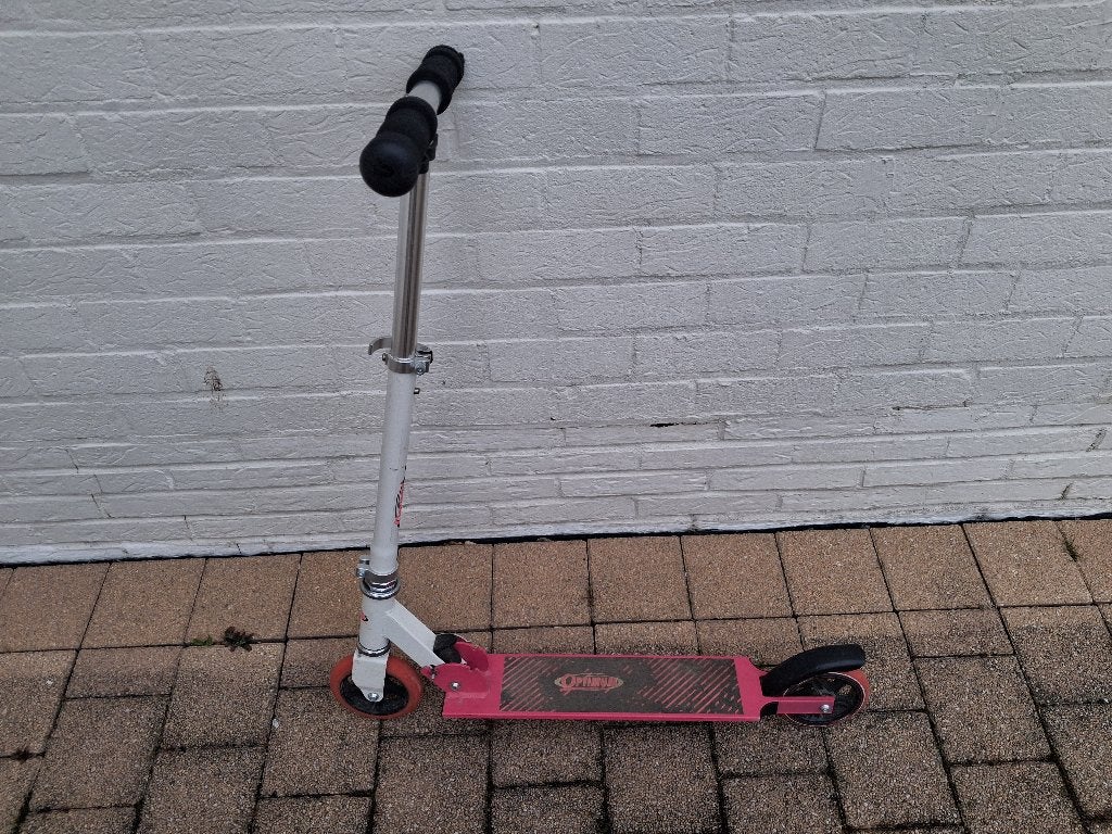 Optimum metalen kinderstep, Ophalen of Verzenden, Gebruikt, Gewone step, Optimum
