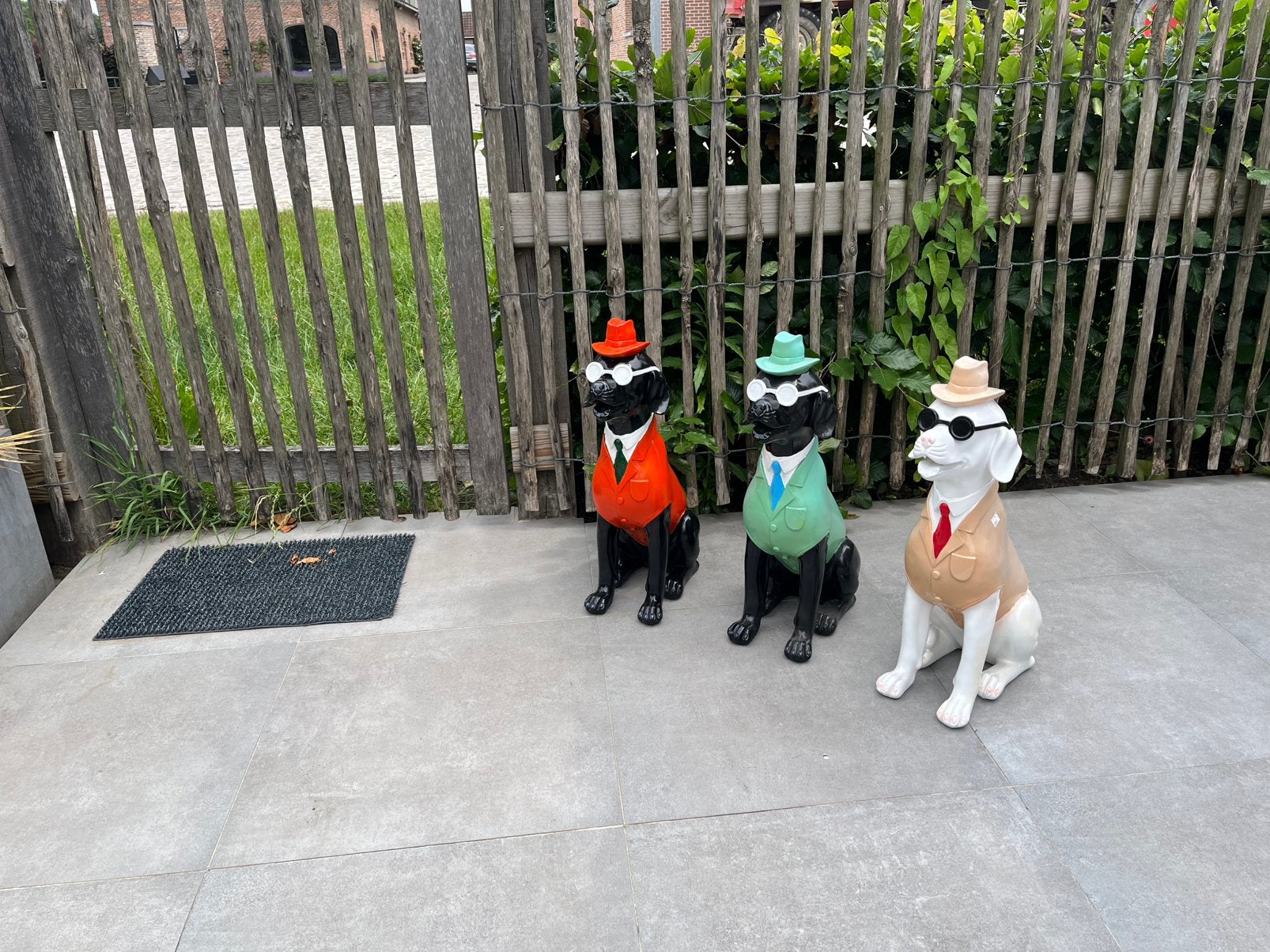 Honden in polyester, Ophalen of Verzenden, Dierenbeeld