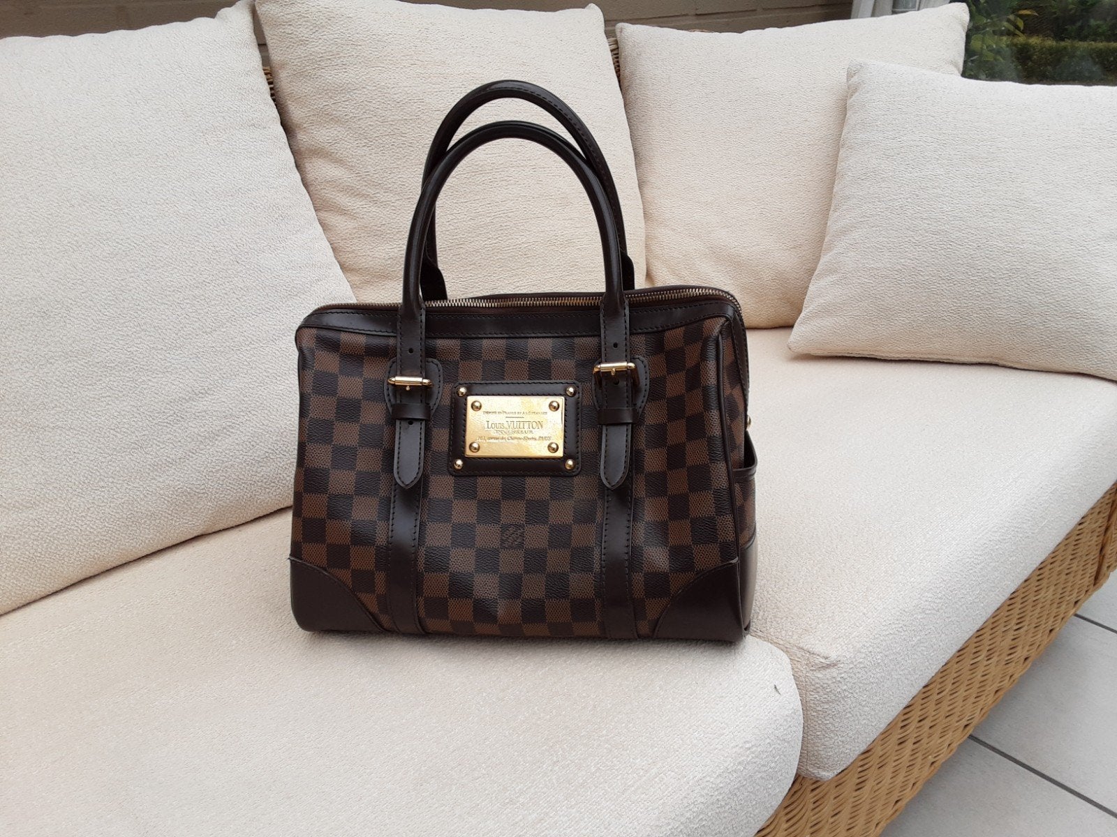 handtas van Louis Vuitton, Handtassen en Accessoires, Ophalen, Gebruikt, Bruin, Handtas
