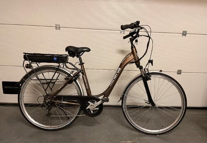 Minerva comfort voyager Elektrische fiets / middenmotor, 50 km par batterie ou plus, Comme neuf, Gazelle, Enlèvement
