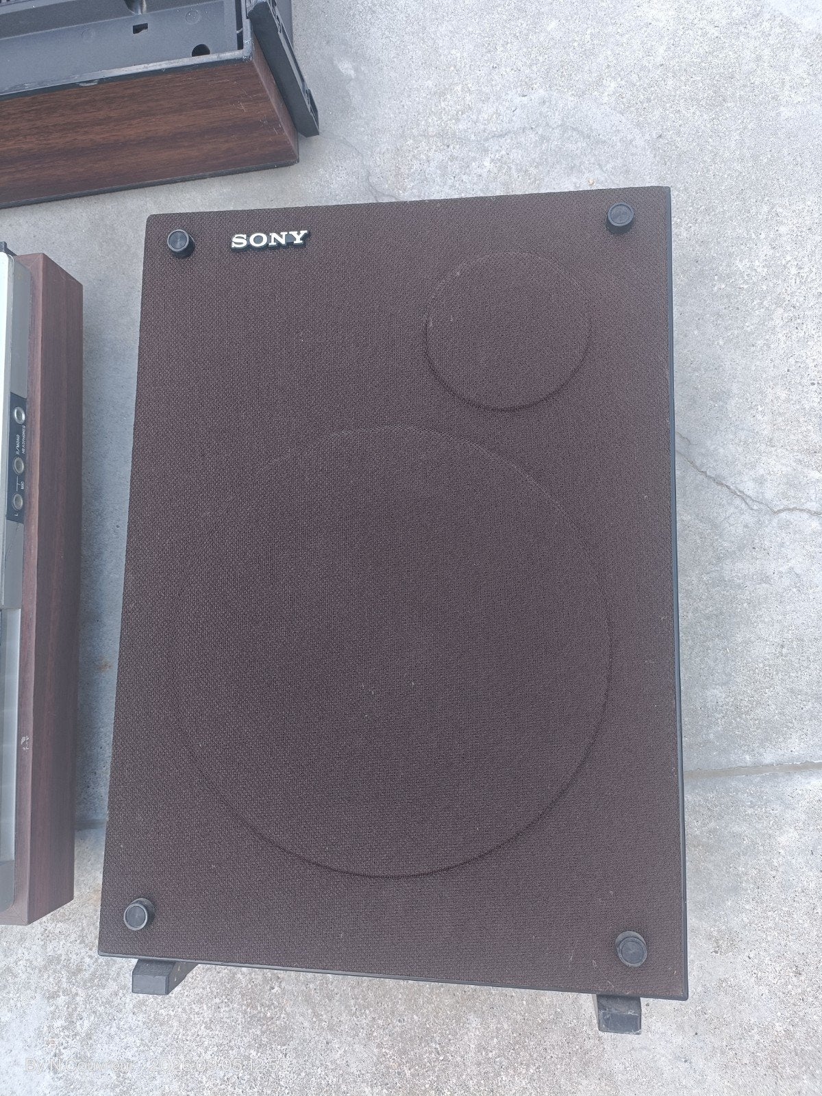 Magnétophone à cassette vintage Sony TC-144CS (Années 70), Ophalen of Verzenden, Gebruikt, Draagbare speaker, Sony