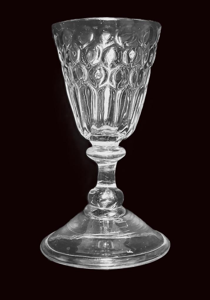 Zeldzaam Luiks Dramglas c1720, Ophalen of Verzenden