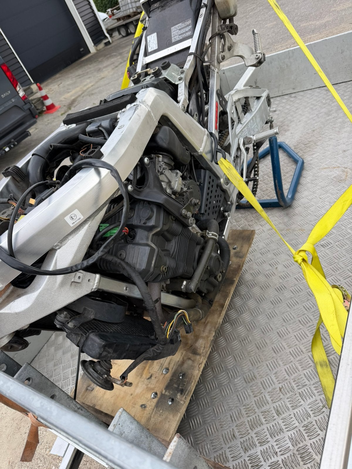 Suzuki GSXR750W GSX-R 750 W 1995 onderdelen frame blok, Motoren, Ophalen
