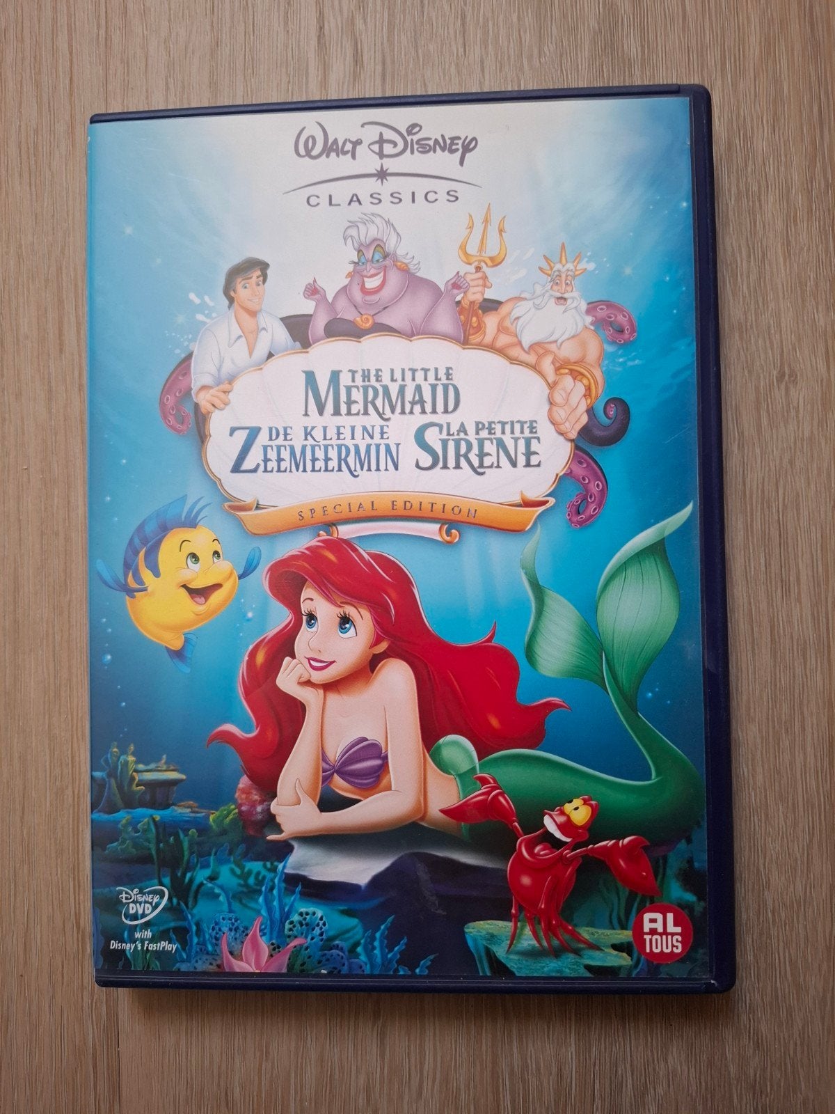 de kleine zeemeermin, Ophalen