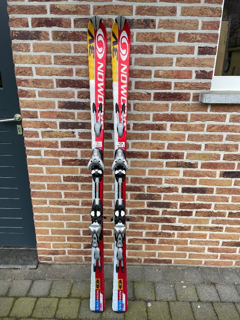 Salomon Equipe 10 3V skies lengte 168cm, Ophalen, 160 tot 180 cm, Gebruikt, Salomon