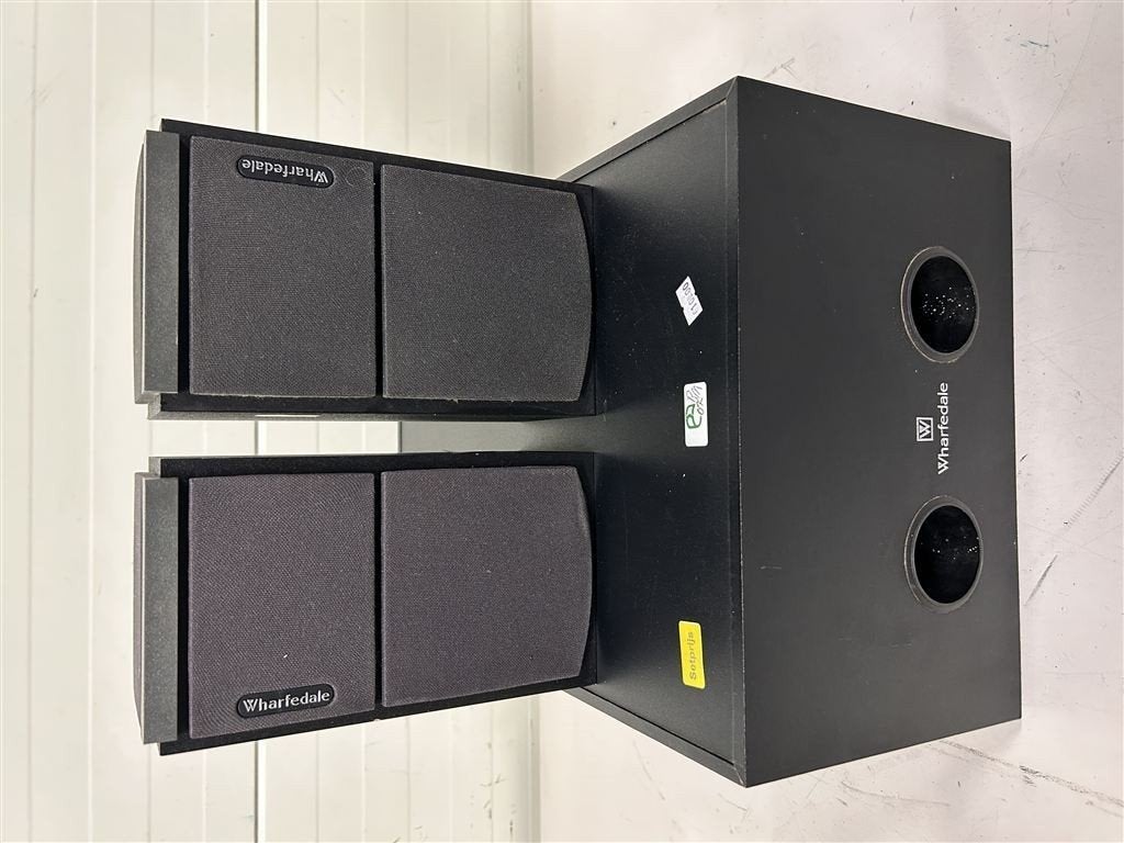 A7416. Wharfedale Sub Bass en 2 Satellite, model 2130, Ophalen of Verzenden, Gebruikt