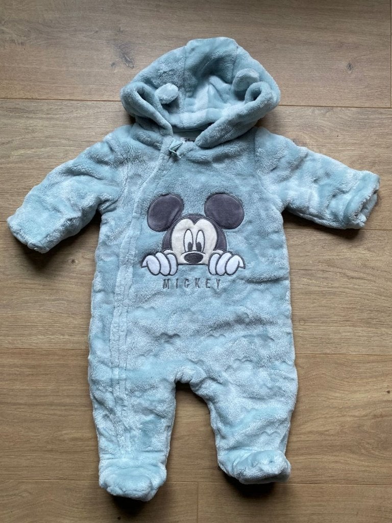 C&A Disney Baby Mickey Mouse Pluche Velours Pak - Maat 62, Enlèvement, Comme neuf, Garçon ou Fille, Costume