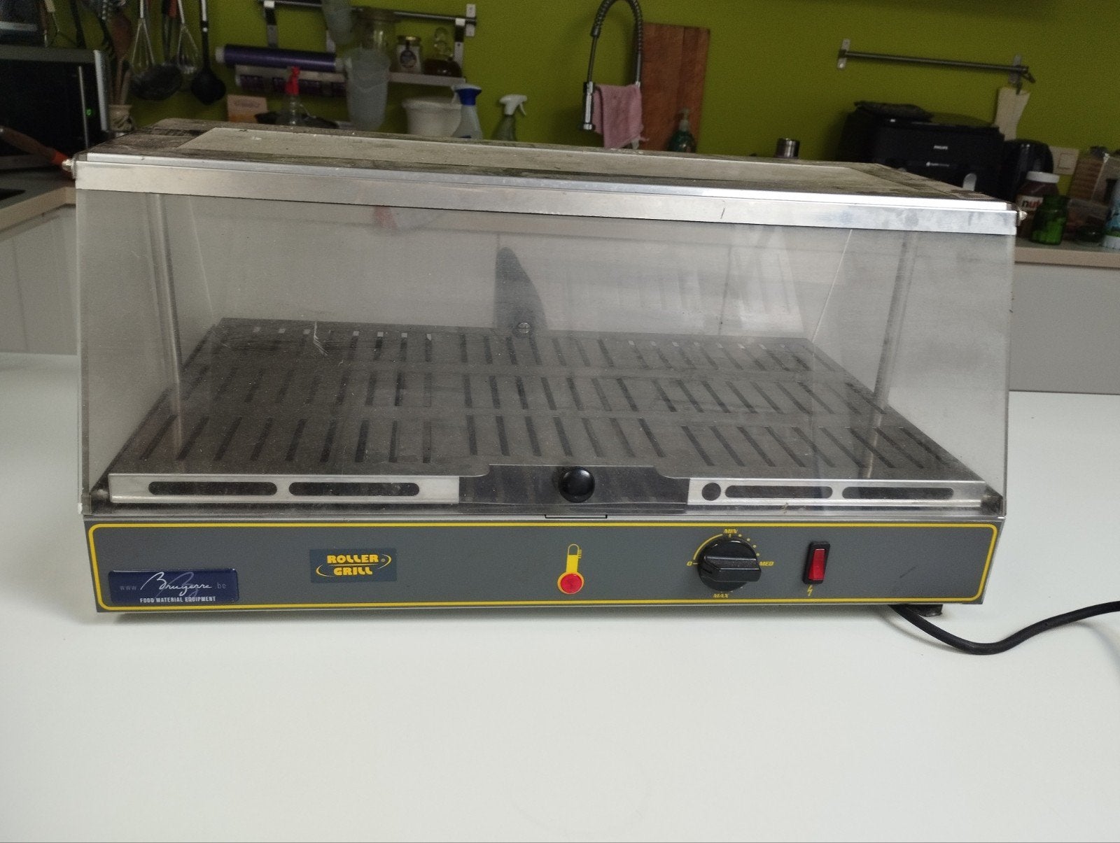 Vitrine chauffante de comptoir professionnelle, Enlèvement, Utilisé