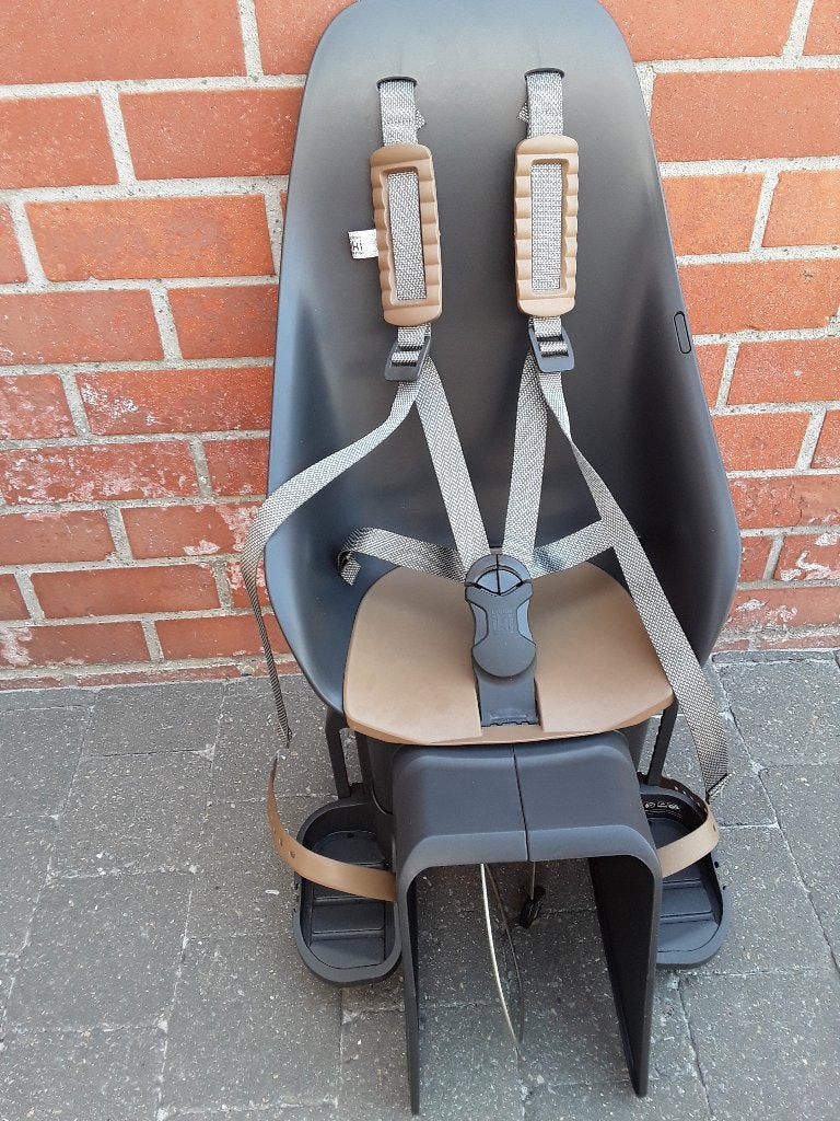 Siège de vélo avec cadre de montage, Repose-pieds, Comme neuf, Siège arrière, Urban Iki