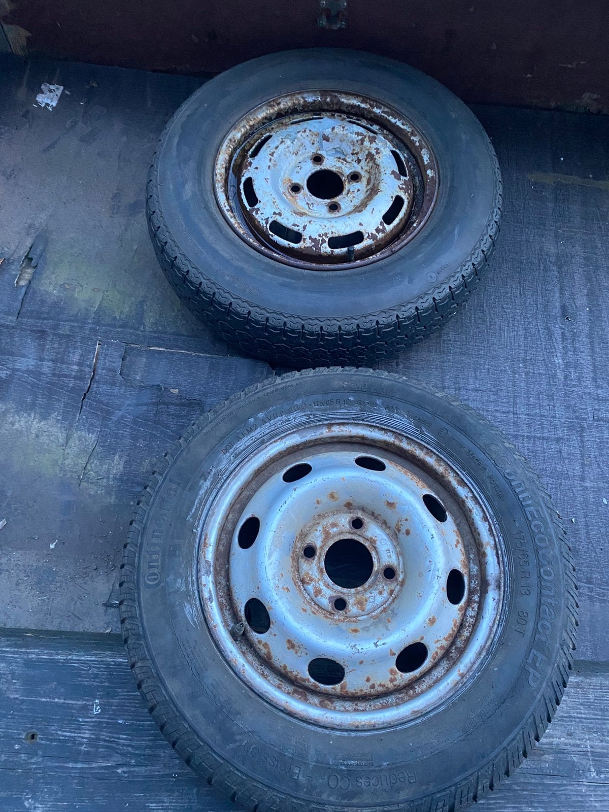 Reservewiel aanhanger 13” 4x100, Enlèvement, Comme neuf