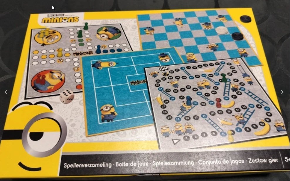 Spellendoos Minions, Drie of vier spelers, Ophalen of Verzenden, Zo goed als nieuw, Universal