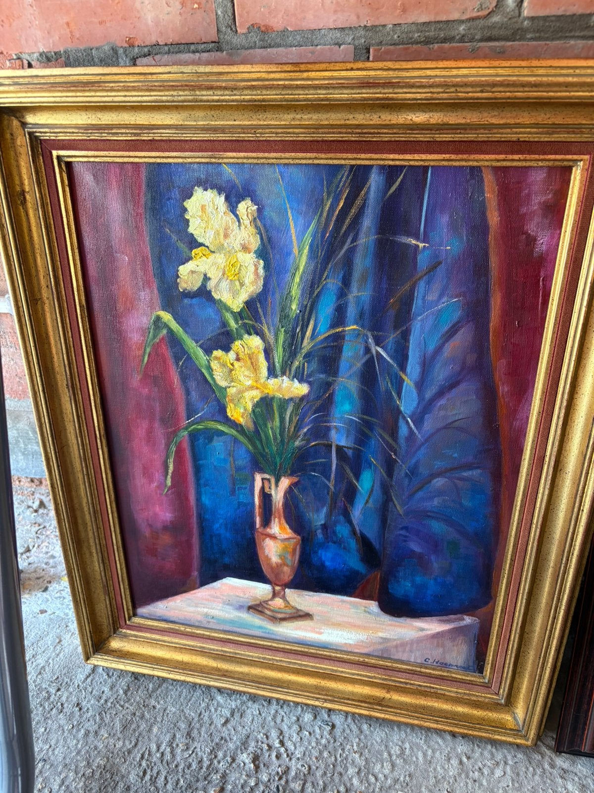 Schilderij, Ophalen, Bloemen