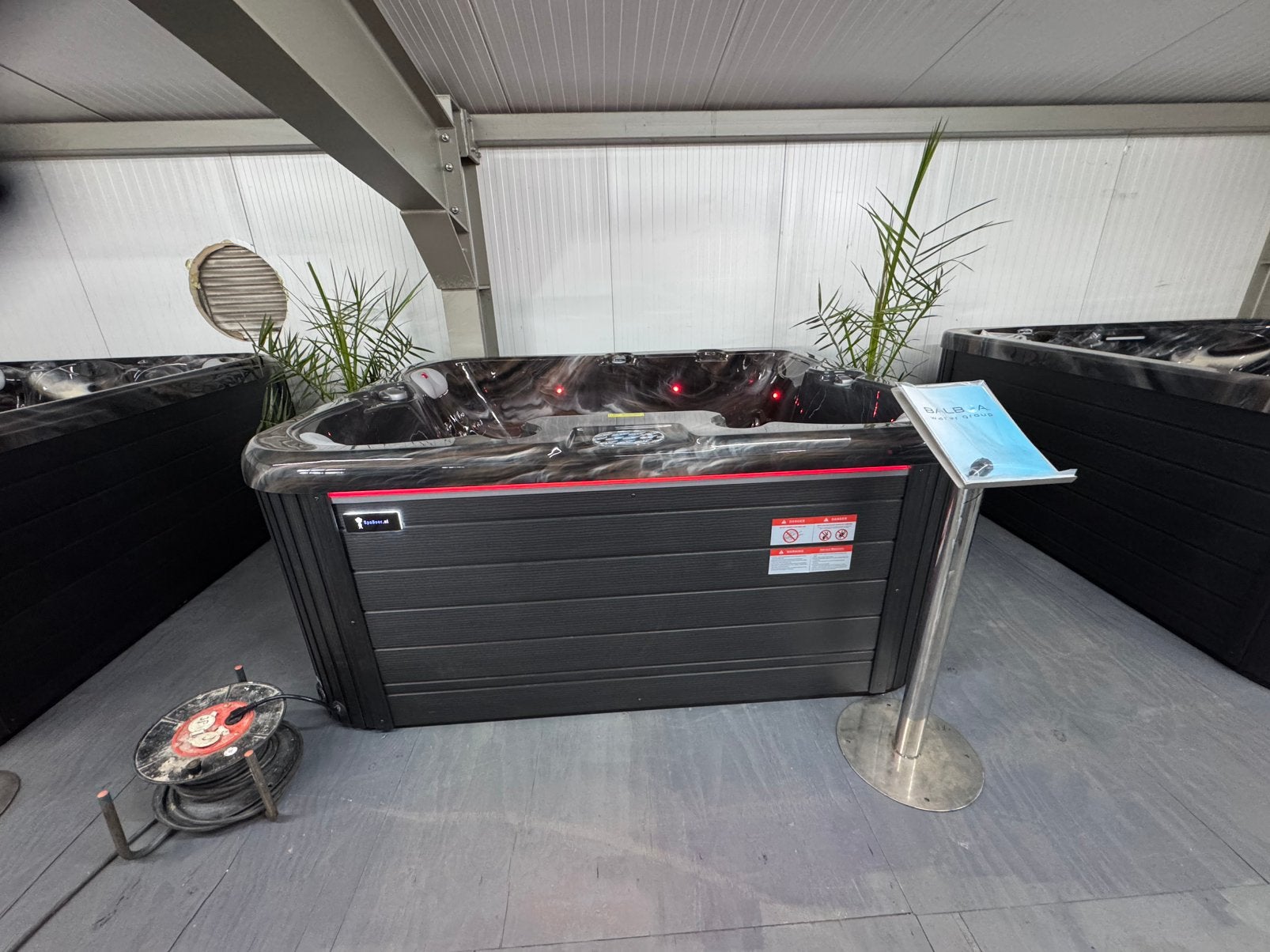3 persoons balboa spa incl cover, Tuin en Terras, Ophalen of Verzenden, Nieuw, Verlichting