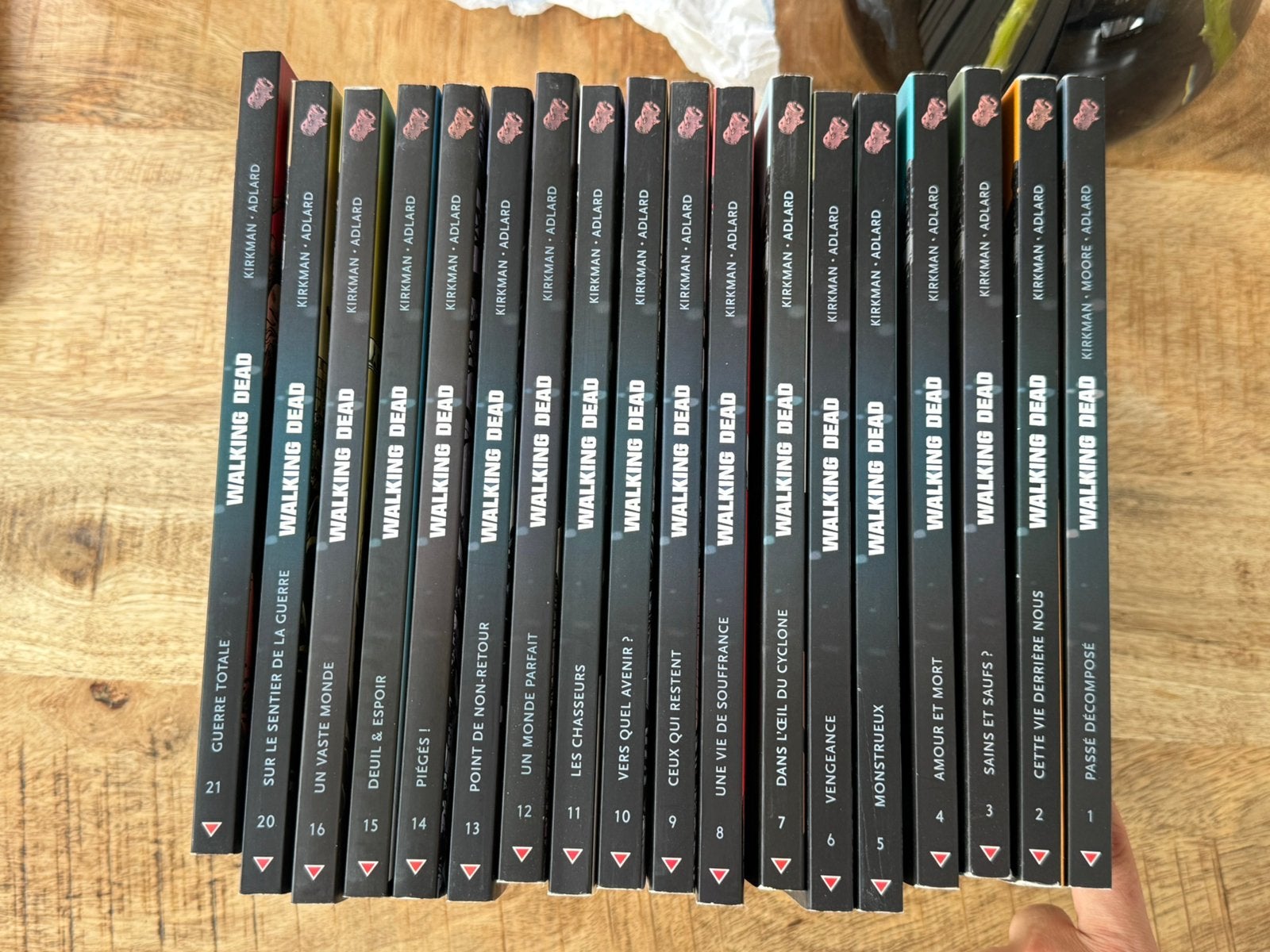Lot des comics the walking dead 1 à 16 + 20 et 21, Plusieurs comics, Enlèvement ou Envoi, Comme neuf, Amérique